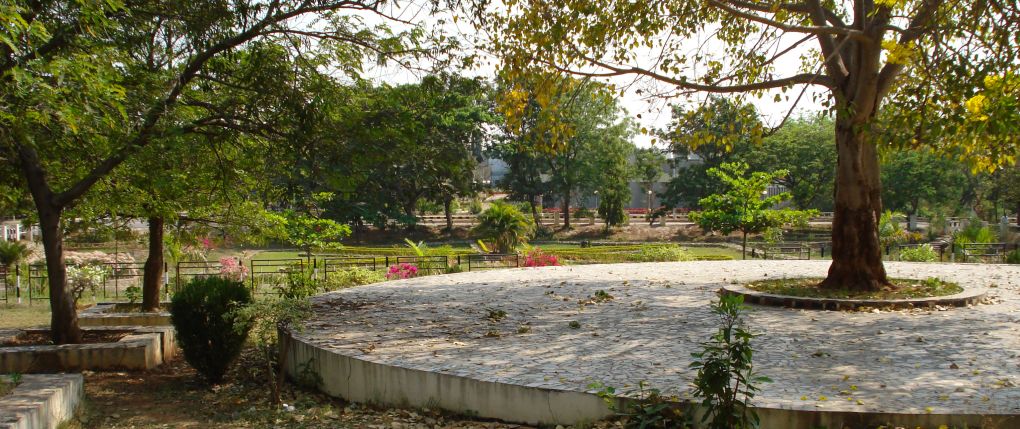 Garden in front of the School Block